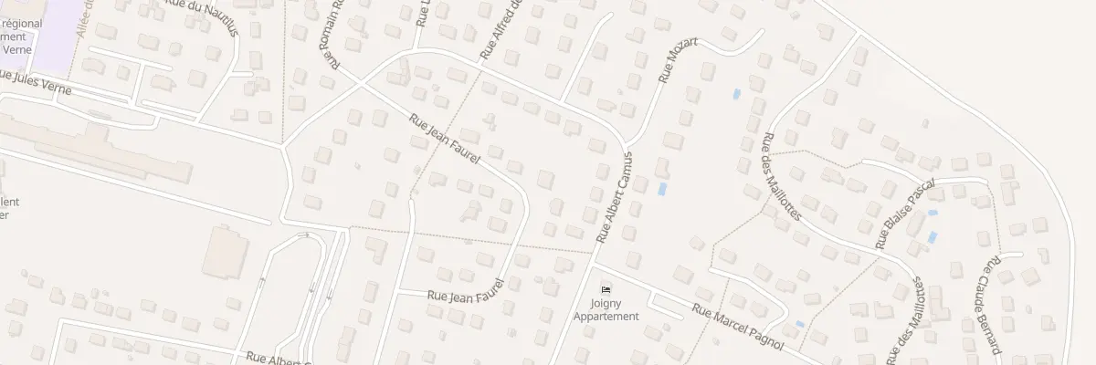 Plan du 11 Rue Jean Faurel à Joigny
