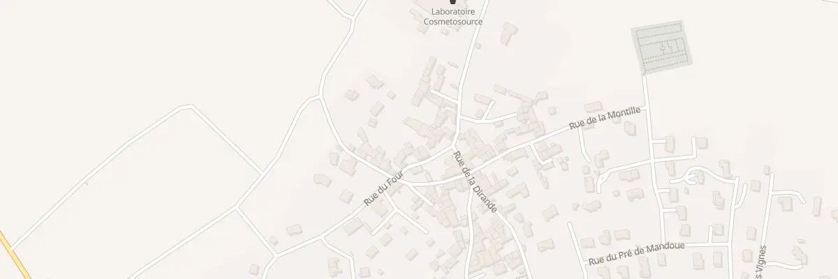 Plan du 5104 Au Bourg à Fontannes