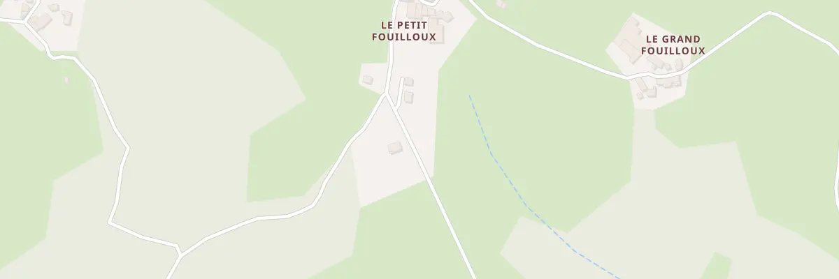 Plan du 2 Le Petit Fouilloux à Sugères