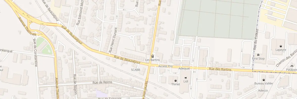 Plan du 3 Rue de Creuzier à Vichy
