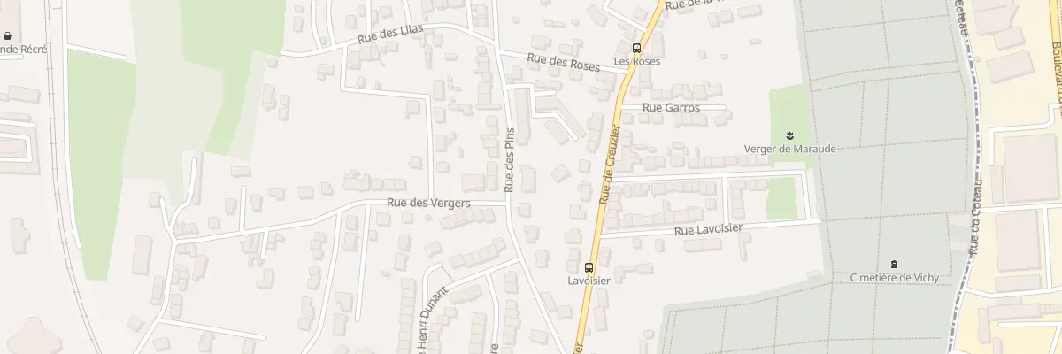 Plan du 24 Rue des Pins à Vichy