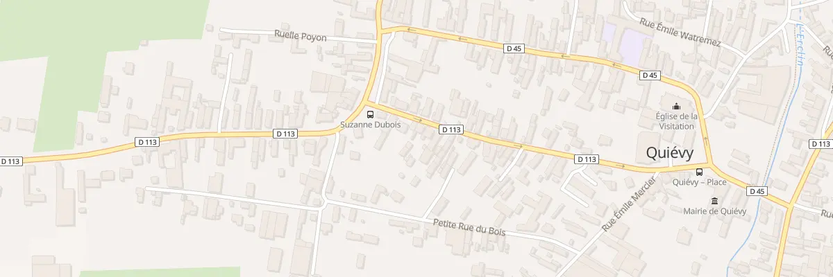 Plan du 51 Rue Roger Salengro à Quiévy