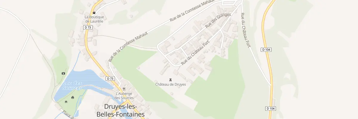 Plan du 71 La Ville à Druyes-les-Belles-Fontaines
