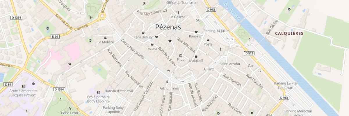 Plan du 10 Rue de la Foire à Pézenas