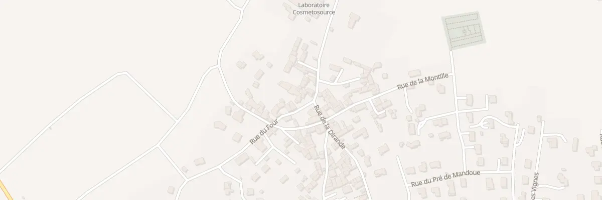 Plan du 5103 Au Bourg à Fontannes