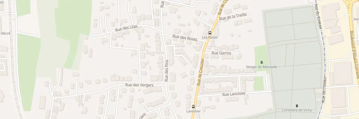 Plan du 32 Rue des Pins à Vichy