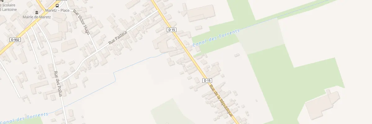 Plan du 52 Rue de la République à Maretz