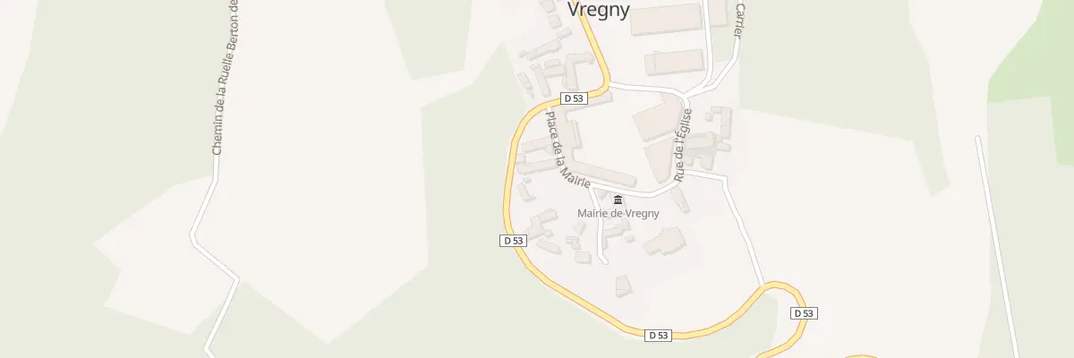 Plan du 4 Pl de la Mairie à Vregny