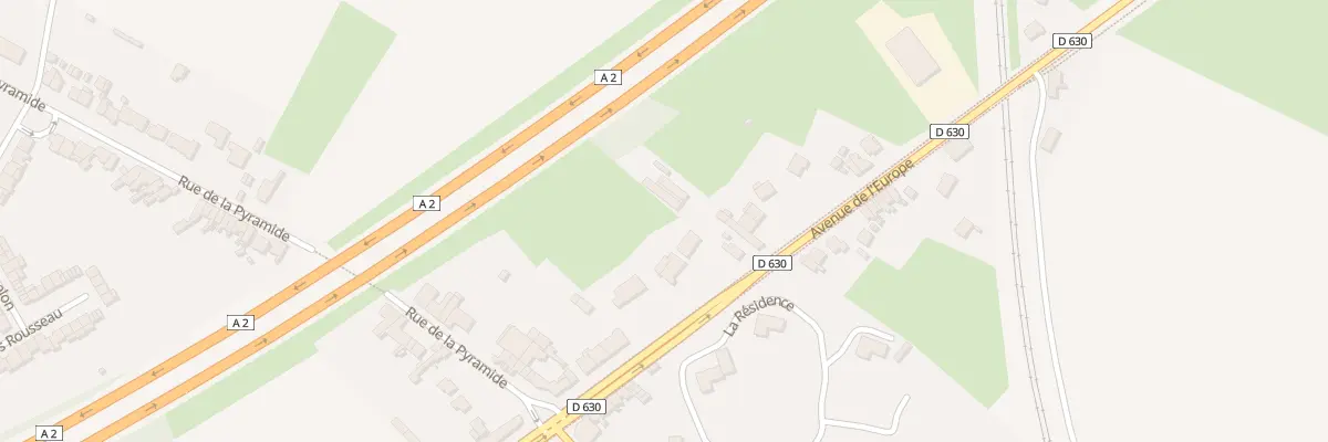 Plan du 695 Avenue de l’Europe à Haulchin