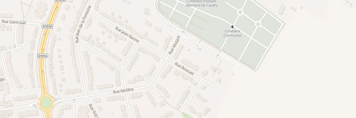 Plan du 52 Rue Moliére à Caudry