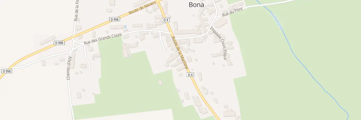 Plan du 133A Le Bourg à Bona