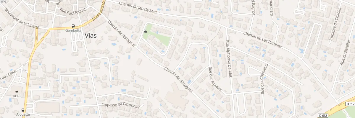 Plan du 2 Rue des Figuiers à Vias