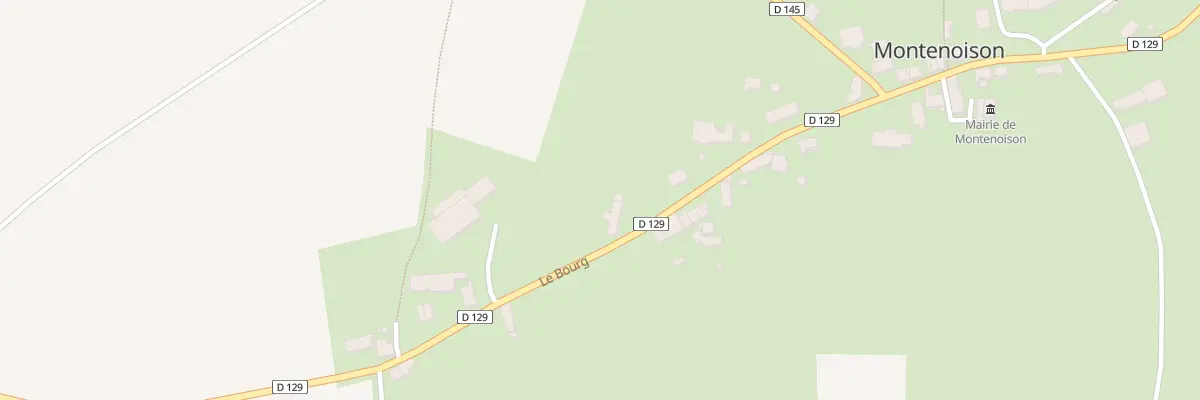 Plan du 14 Le Bourg à Montenoison