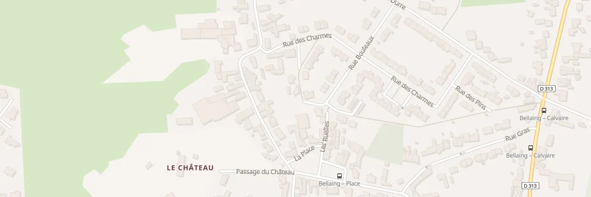 Plan du 5 Les Ruelles à Bellaing