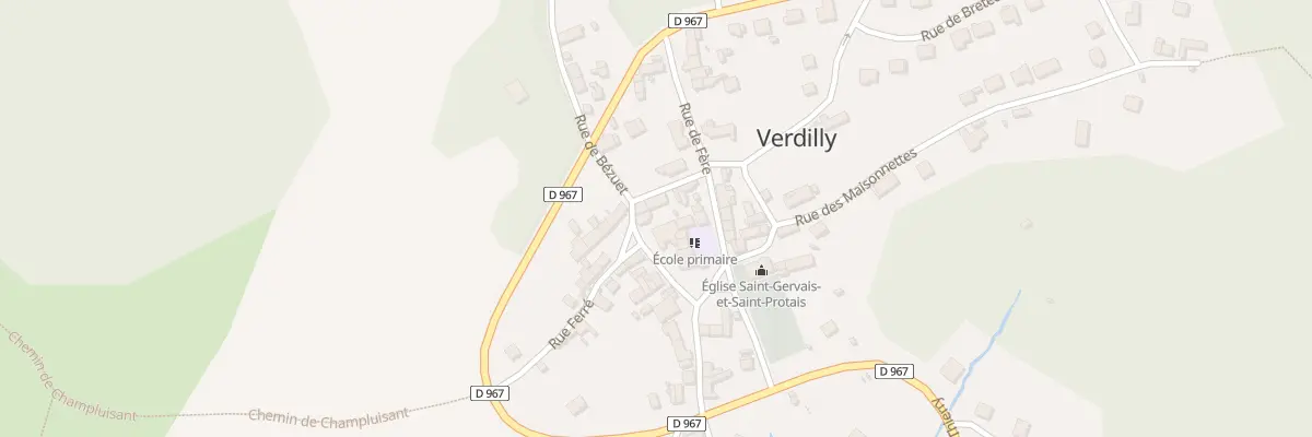 Plan du 7 Rue de Bézuet à Verdilly