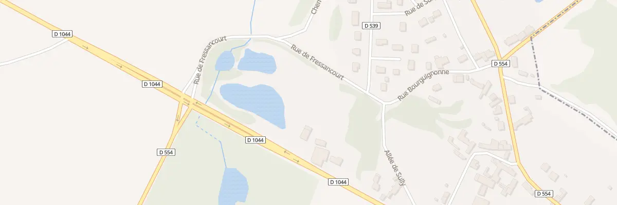 Plan du 10B Rte Nationale à Fressancourt