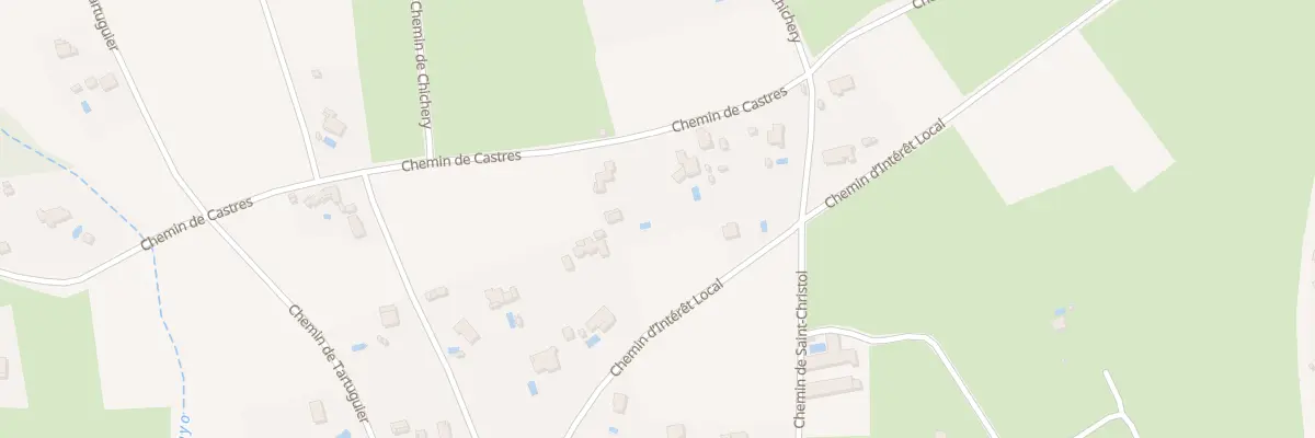 Plan de Che de Castres à Pézenas