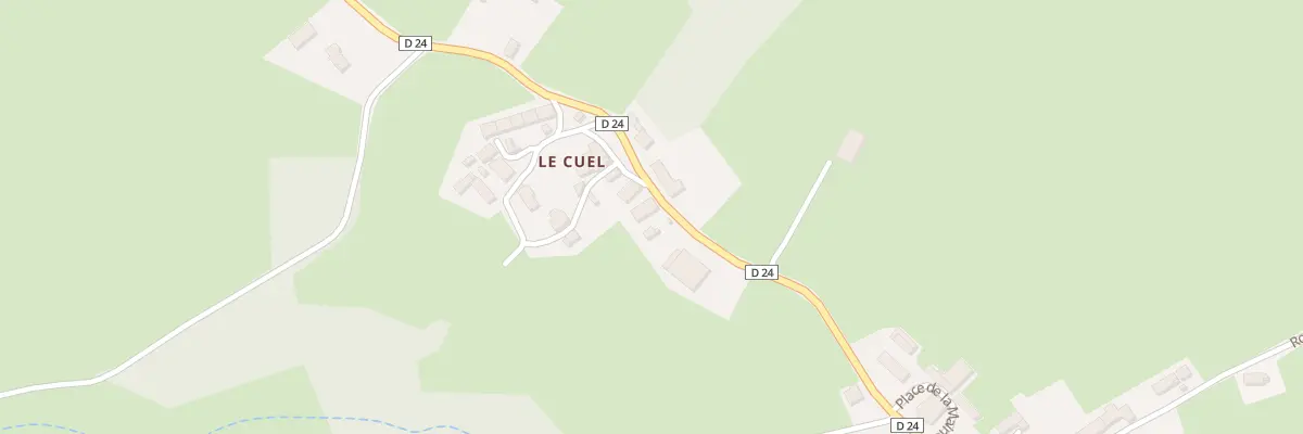 Plan du 1 Rte de la Chapelle à Champagnat-le-Jeune
