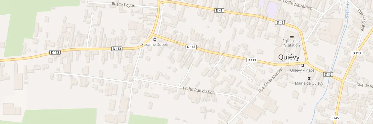 Plan du 43 Rue Roger Salengro à Quiévy