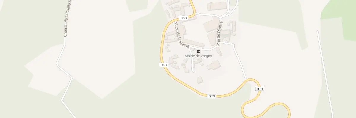 Plan du 8 Pl de la Mairie à Vregny
