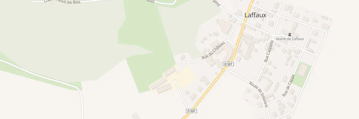 Plan du 15 Rue du Château à Laffaux