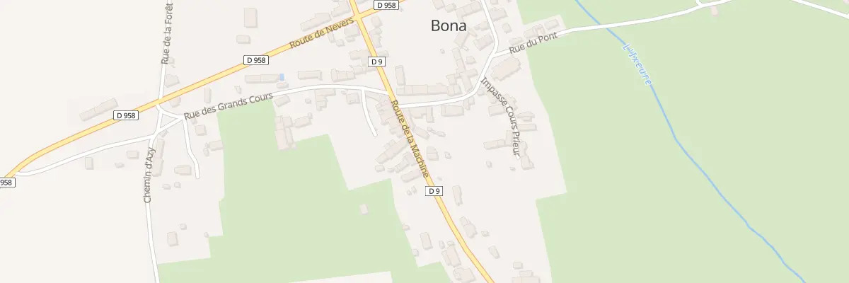 Plan du 11 Rte de la Machine à Bona