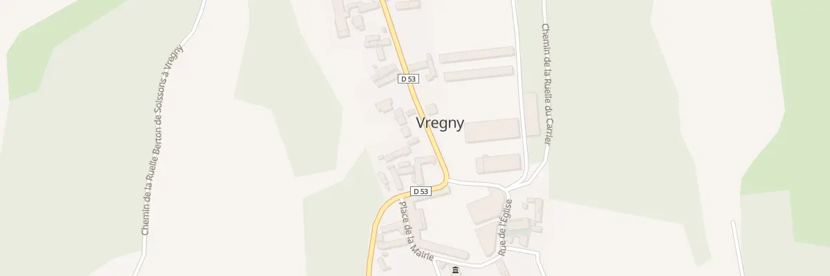 Plan du 9 Rue du Général de Gaulle à Vregny