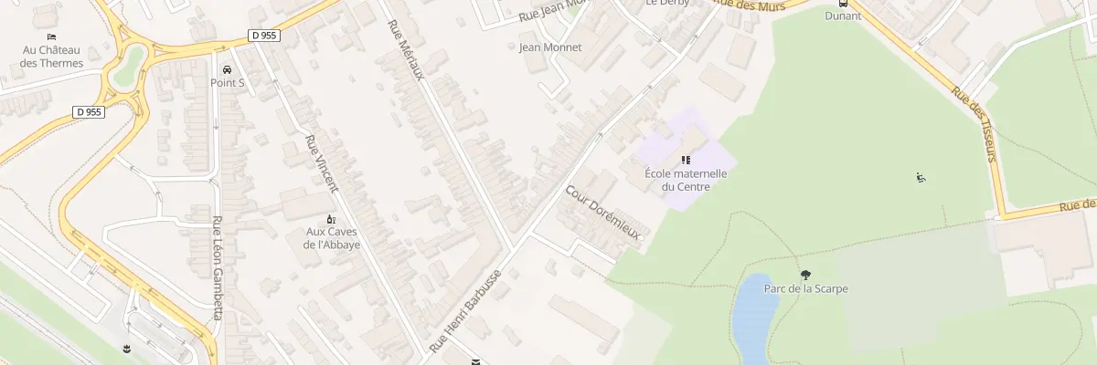 Plan du 64 Rue Henri Barbusse à Saint-Amand-les-Eaux