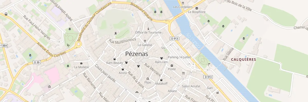 Plan du 6 Imp Simon Ducros à Pézenas
