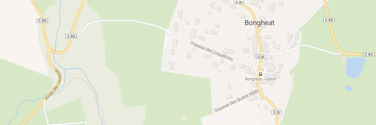 Plan du 5243 Les Cotes à Bongheat