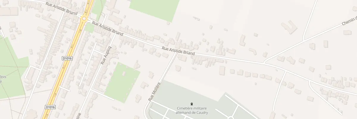 Plan du 208 Rue Aristide Briand à Caudry
