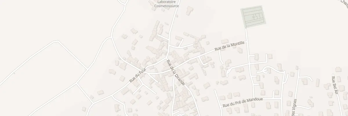 Plan du 5002 Rte de Bonnefont à Fontannes