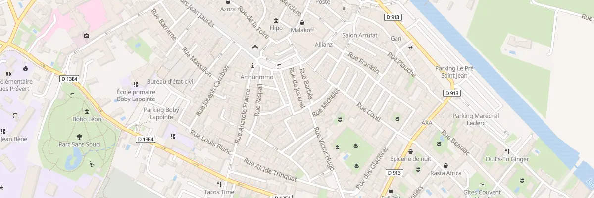 Plan du 16 Rue des de Juvenel à Pézenas