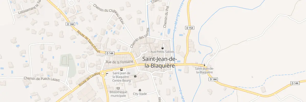 Plan du 1 Rue Droite à Saint-Jean-de-la-Blaquière