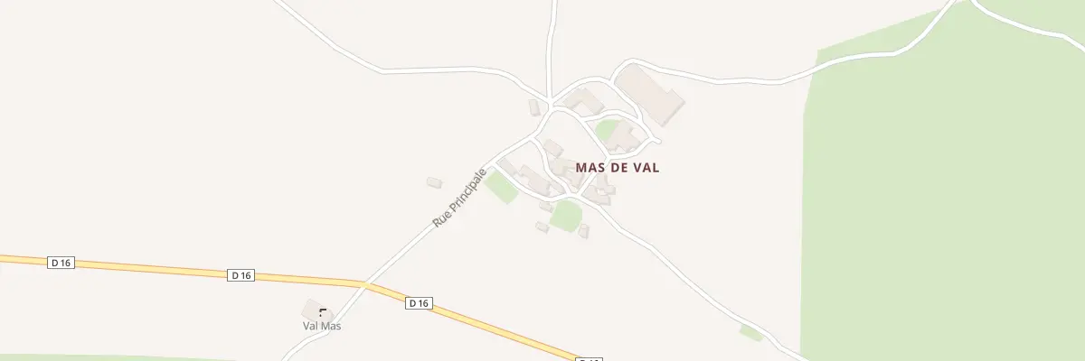 Plan du 5103 Mas de Val à Mas-Saint-Chély