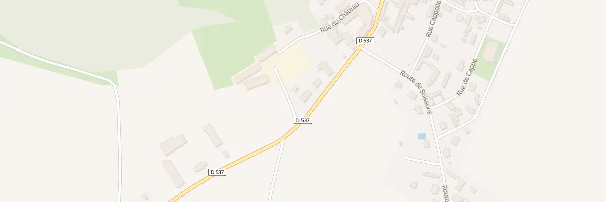 Plan du 17 Rte de Margival à Laffaux