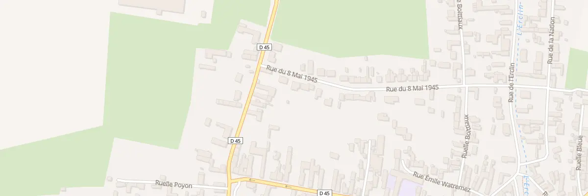 Plan du 15 Rue du 8 Mai 1945 à Quiévy