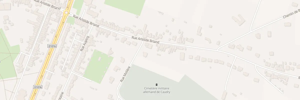 Plan du 210 Rue Aristide Briand à Caudry