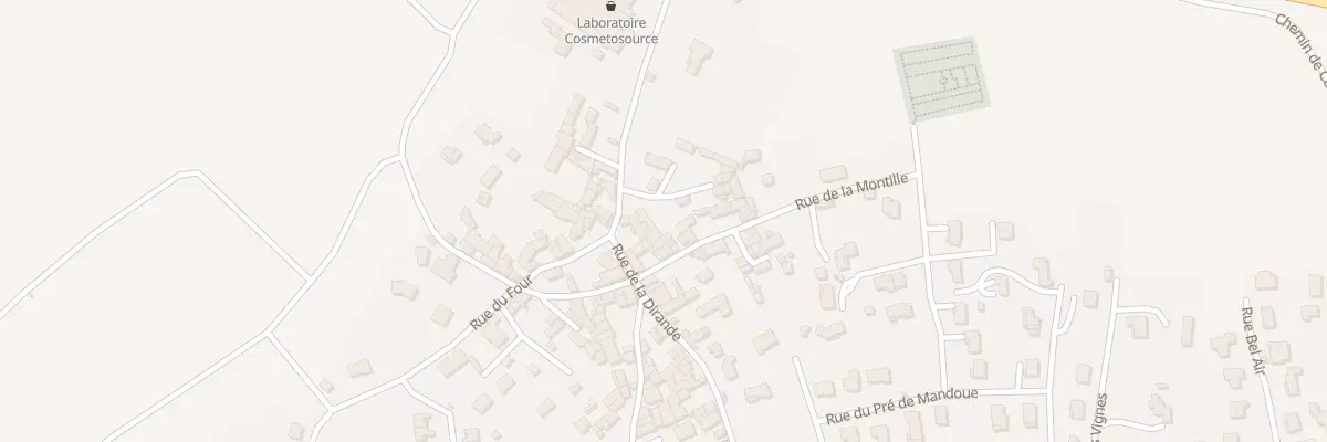 Plan du 5095 Au Bourg à Fontannes