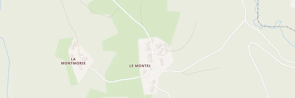 Plan du 4 Le Montel à Sugères