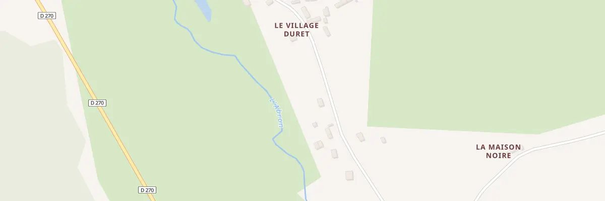 Plan du 6 Le Village Duret à Toury-Lurcy