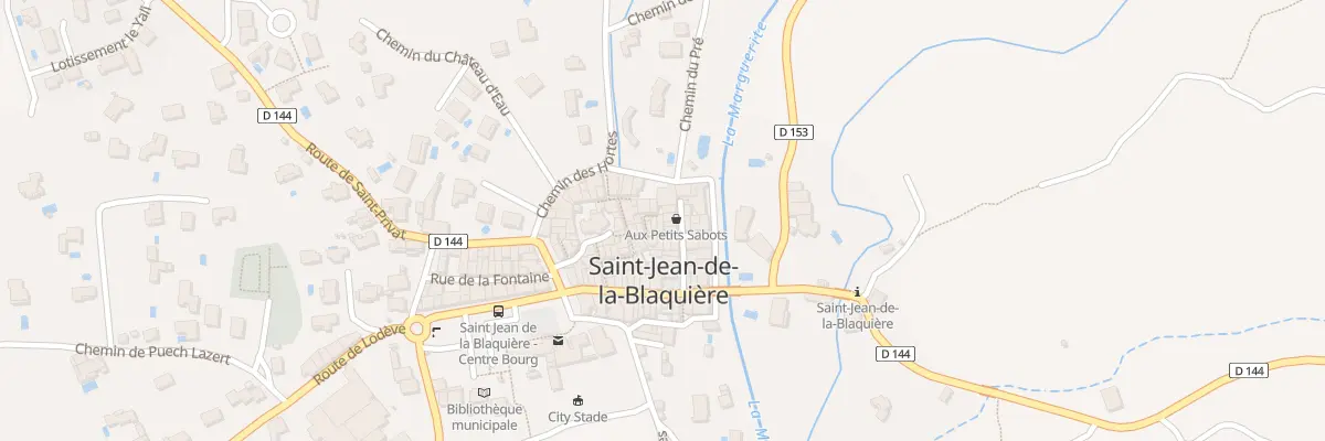 Plan du 7 Rue Droite à Saint-Jean-de-la-Blaquière