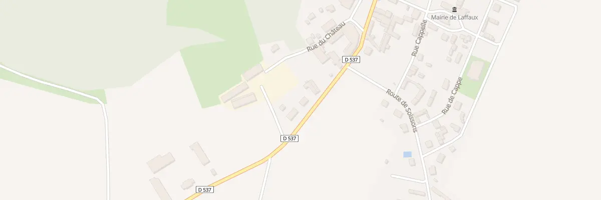 Plan du 15 Rte de Margival à Laffaux