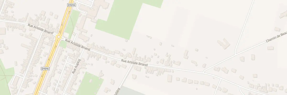 Plan du 183 Rue Aristide Briand à Caudry