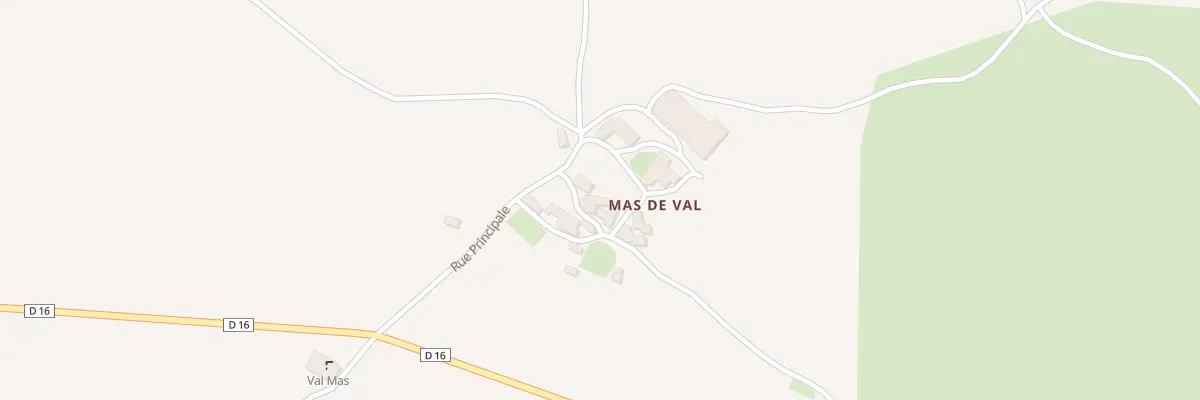 Plan du 5846 Mas de Val à Mas-Saint-Chély