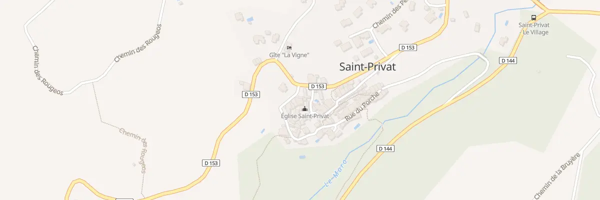 Plan du 11 Pl de l’Eglise Saint-Privat à Saint-Privat
