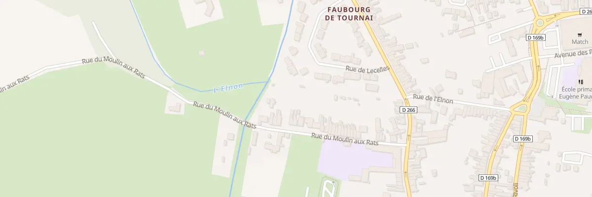 Plan du 42 Rue du Moulin aux Rats à Saint-Amand-les-Eaux