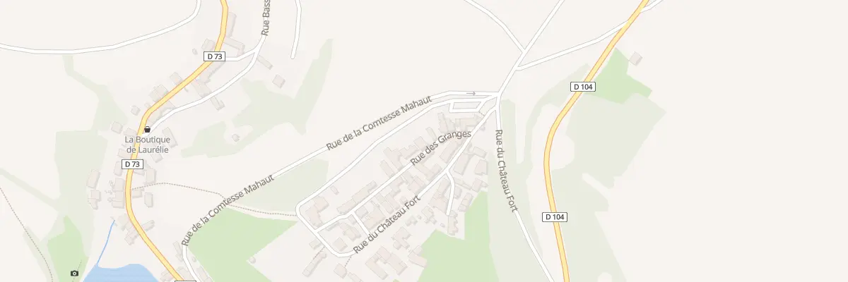 Plan du 8 Rue des Granges à Druyes-les-Belles-Fontaines