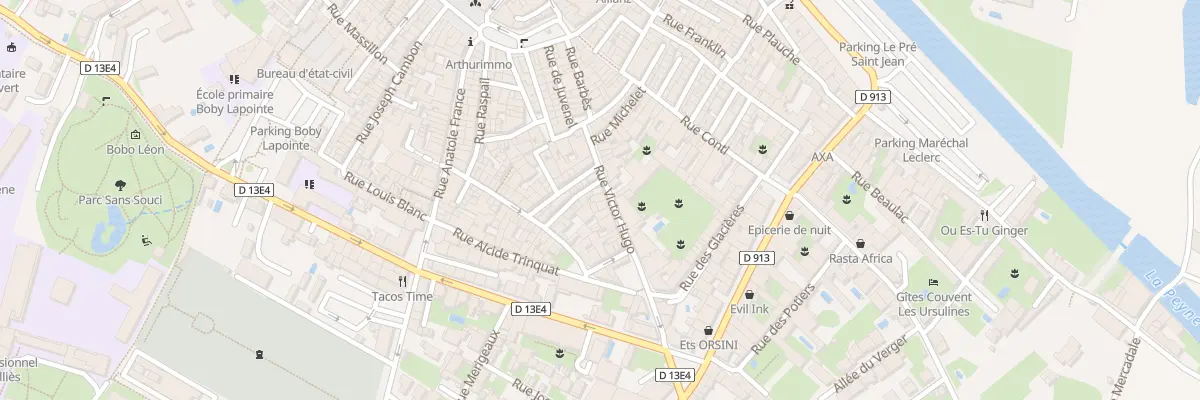 Plan du 16 Rue Victor Hugo à Pézenas
