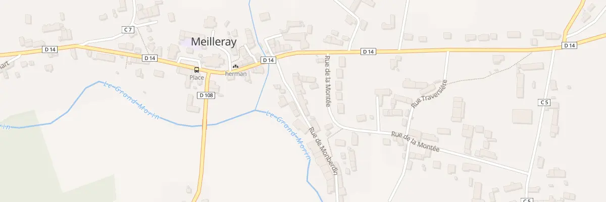 Plan du 7 Rue de Monberdin à Meilleray